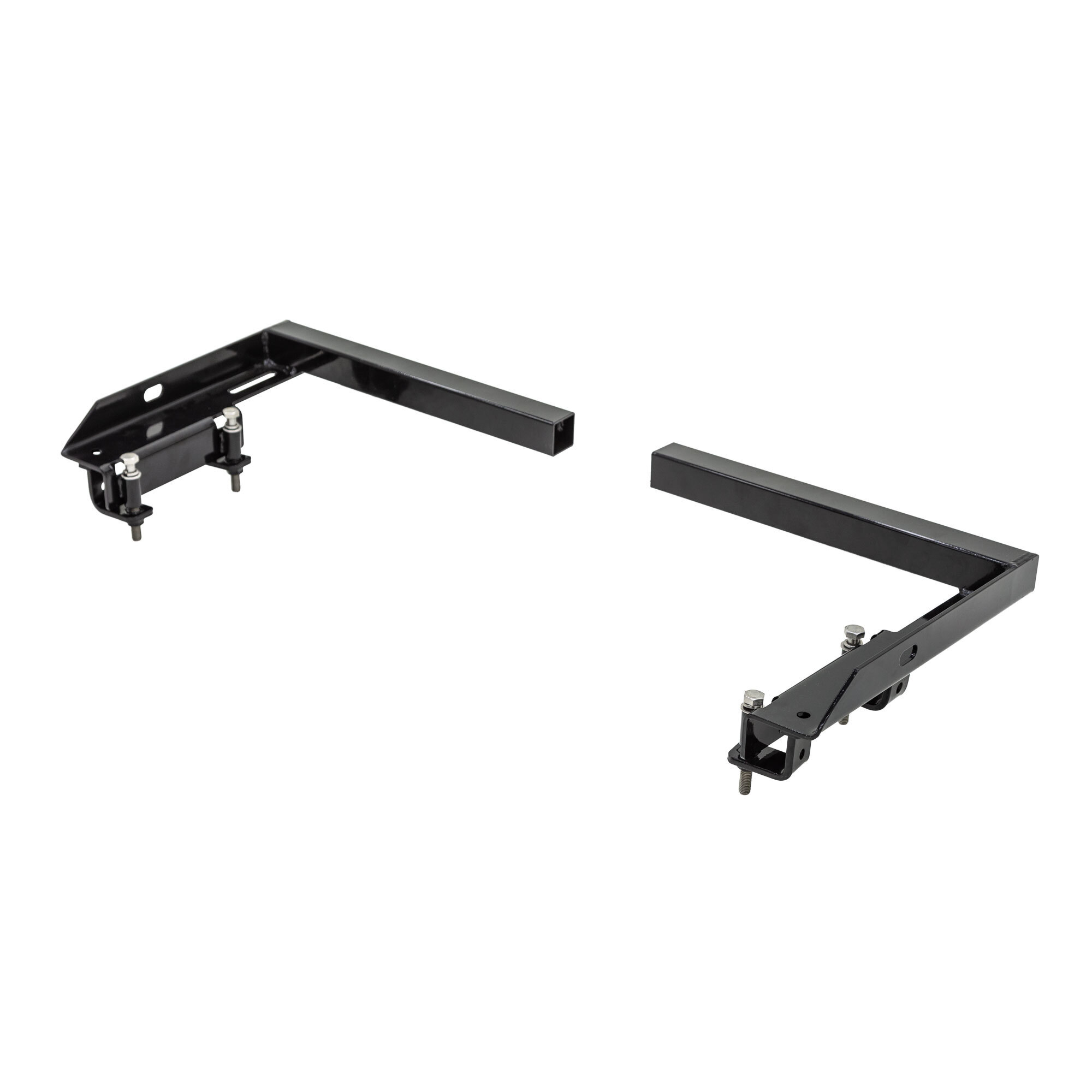 Elevate Outdoor, Universal Mounting Brackets for Headache Racks, Color Black, Finish Powder-Coat, Material Steel, Model# HA-RACK-BRACKETS
